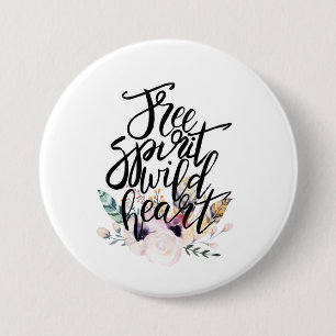 Freier Geist und Wildes Herz Button