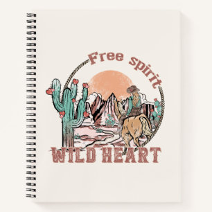 Freier Geist, Wildes Herz   WESTERN Notizbuch