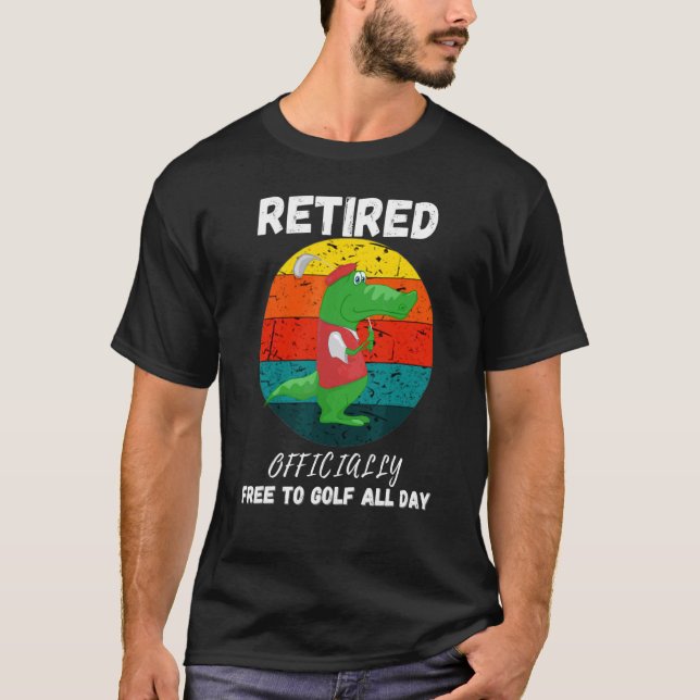 Freier Golf im Freien T-Shirt (Vorderseite)