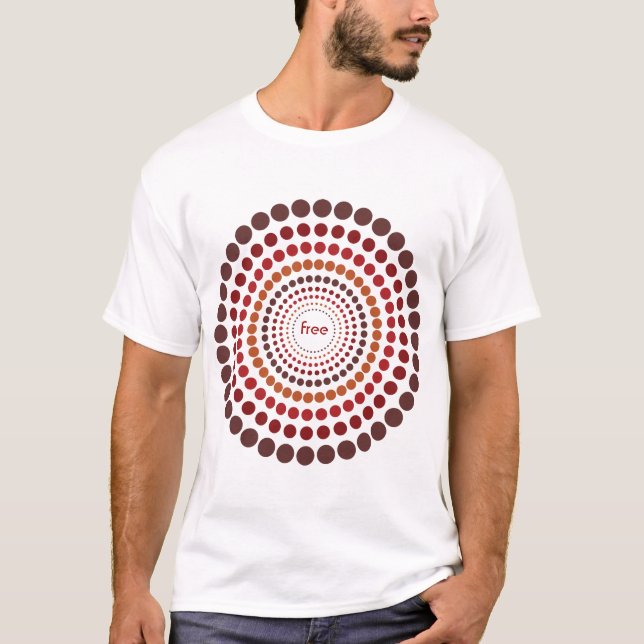 "Freier" grafischer T - Shirt (Vorderseite)