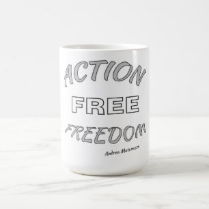 Freier Handlungsspielraum Kaffeetasse