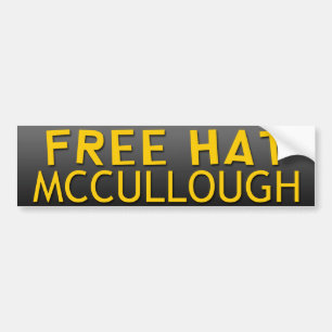 Freier Hut McCullough Autoaufkleber