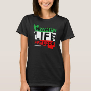 Freier Iran Frauen Lebensfreiheit stehen mit Persi T-Shirt