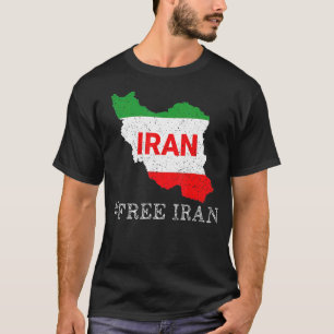 Freier Iran Symbol Flag Freiheit Liebe T-Shirt