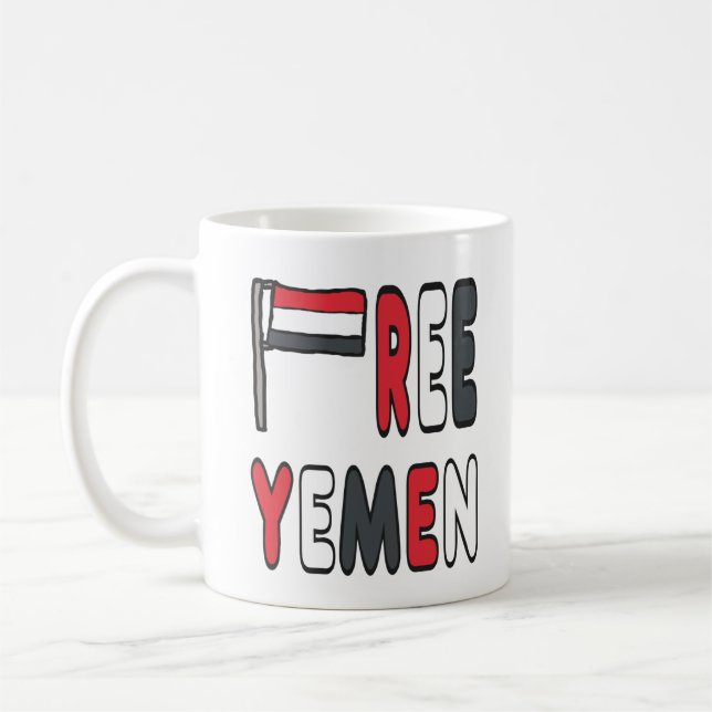 Freier Jemen Kaffeetasse (Links)