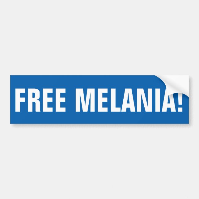 FREIER MELANIA-Autoaufkleber Autoaufkleber (Vorne)
