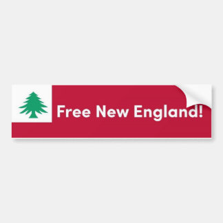 Freier Neu-England Autoaufkleber