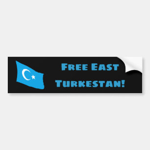 Freier OstTurkestan Autoaufkleber