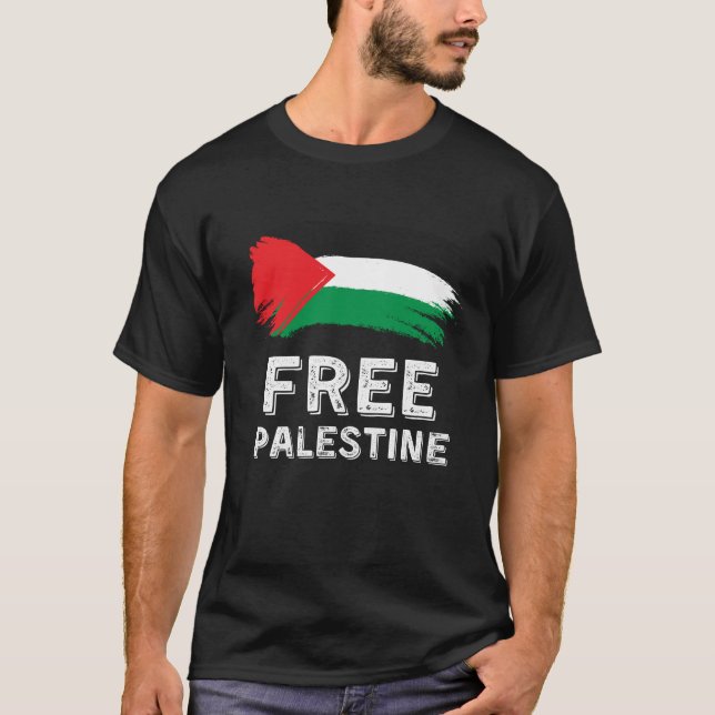 Freier palästinensischer Freier Gaza T-Shirt (Vorderseite)