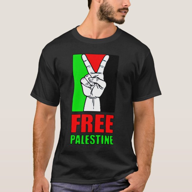 Freier palästinensischer T - Shirt (Vorderseite)
