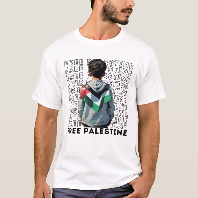 FREIER PALESTINE T - Shirt für den Menschen (Vorderseite)