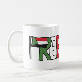 Freier Sudan Kaffeetasse