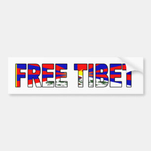 Freier Tibet-Autoaufkleber Autoaufkleber