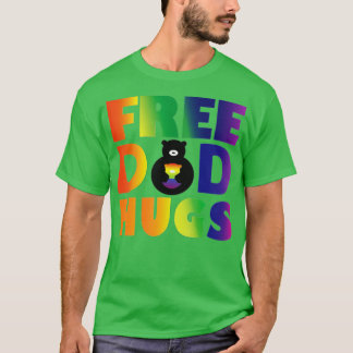 Freier Vater Hugs LGB Rainbow Pride Men Women T-Shirt