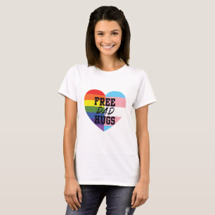 Freier Vater umarmt zusätzlichen Sitz T-Shirt