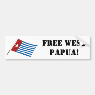 Freier Westpapua-Autoaufkleber Autoaufkleber