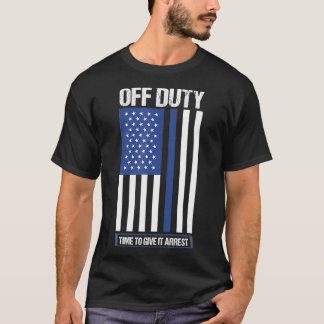 Freier Zeitaufwand, um ihm den Polizeibeamten zu g T-Shirt