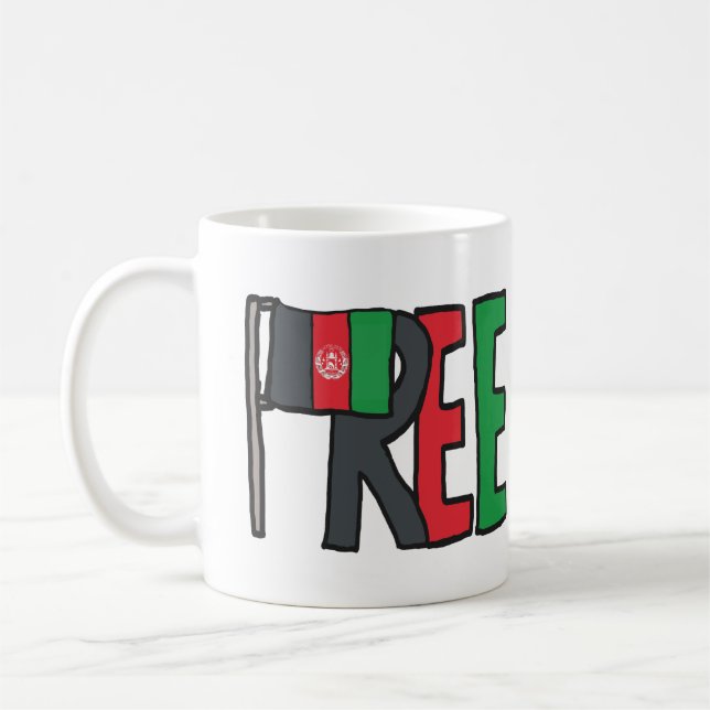 Freies Afghanistan Kaffeetasse (Links)