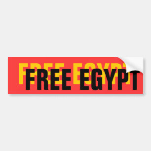 FREIES ÄGYPTEN AUTOAUFKLEBER