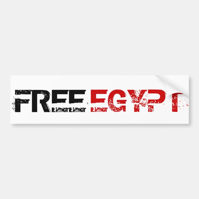 FREIES ÄGYPTEN AUTOAUFKLEBER (Vorne)