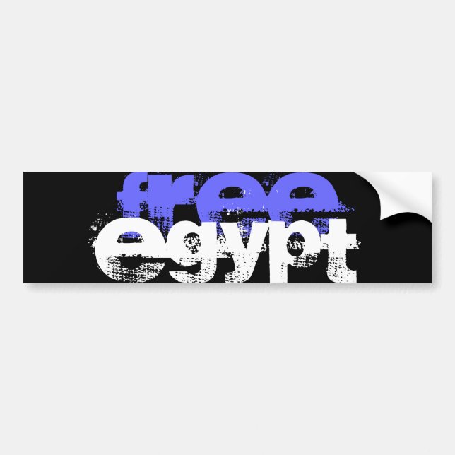 FREIES ÄGYPTEN AUTOAUFKLEBER (Vorne)