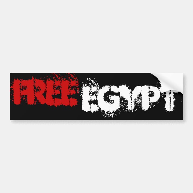 FREIES ÄGYPTEN AUTOAUFKLEBER (Vorne)