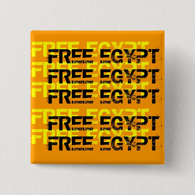 FREIES ÄGYPTEN BUTTON (Vorderseite)