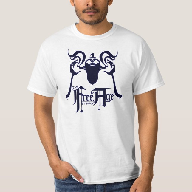 FREIES ALTER WEISSE T T-Shirt (Vorderseite)