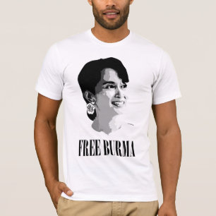 Freies Birma - Aung sang Suu Kyi T-Shirt