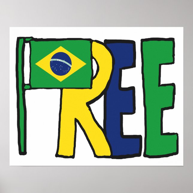 Freies Brasilien Poster (Vorne)
