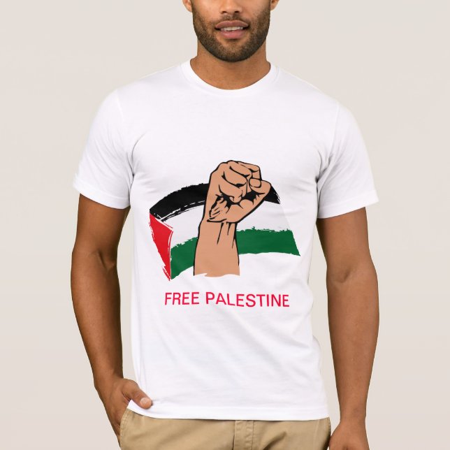 Freies Gaza geben Palästina frei T-Shirt (Vorderseite)