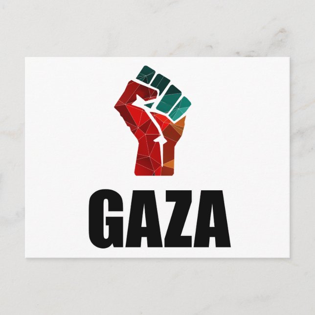 Freies Gaza-Palästina Postkarte (Vorderseite)