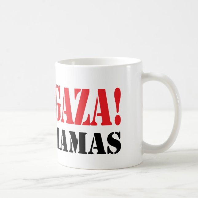 Freies GAZA von HAMAS Kaffeetasse (Rechts)