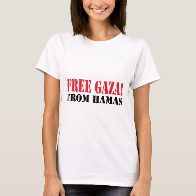 Freies GAZA von HAMAS T-Shirt (Vorderseite)