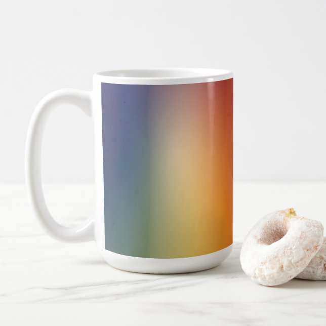freies Gradientdesign auf Kaffee Kaffeetasse (Mit Donut)