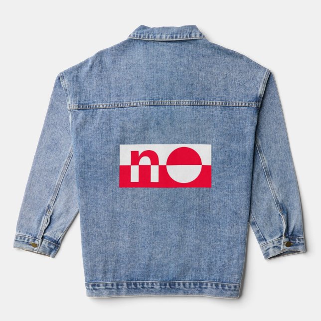 Freies Grönland Jeansjacke (Rückseite)