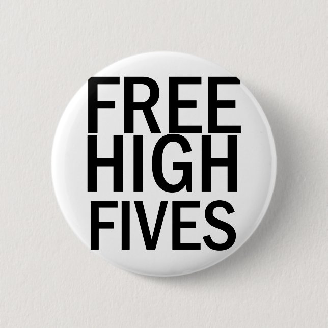 Freies hohes Fives Button (Vorderseite)