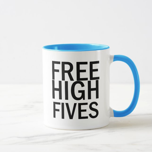 Freies hohes Fives Tasse (Rechts)