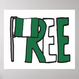 Freies Nigeria Poster