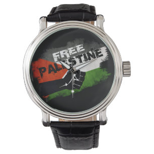 Freies Palästina Armbanduhr