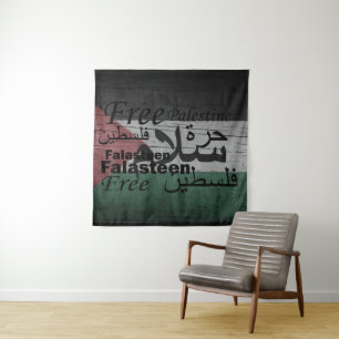 Freies Palästina Freiheit Wandteppich