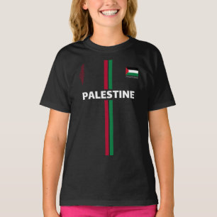 Freies Palästina Fußball - Flagge Karte Team T-Shirt