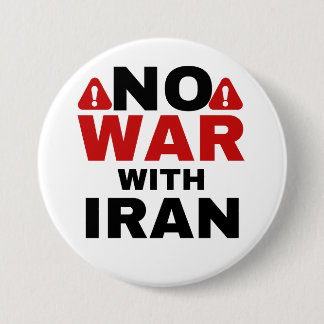 FREIES PALÄSTINA, kein Krieg mit dem Iran - Antiwa Button
