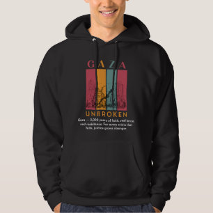 Freies-Palästina-Shirt – Gaza Unzerbrochen Hoodie