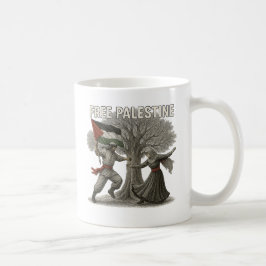 Freies-Palästina-Tasse – Wurzeln des Widerstands Kaffeetasse