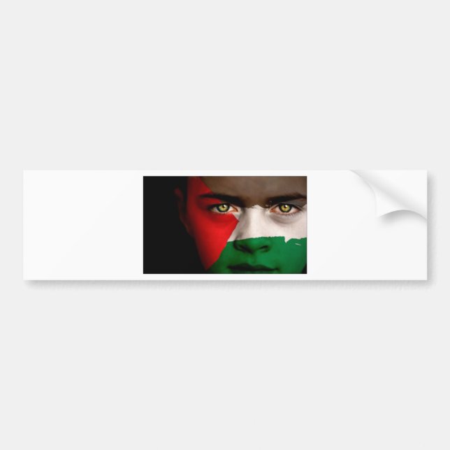 Freies Palästina Viva Palestina Autoaufkleber (Vorne)