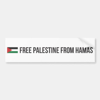 Freies Palästina von Hamas Autoaufkleber