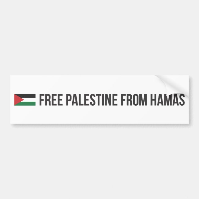 Freies Palästina von Hamas Autoaufkleber (Vorne)