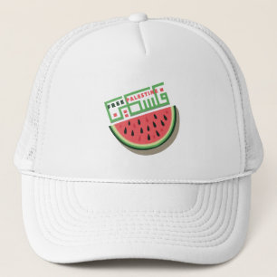 FREIES PALÄSTINA WASSERMELONE TRUCKERKAPPE