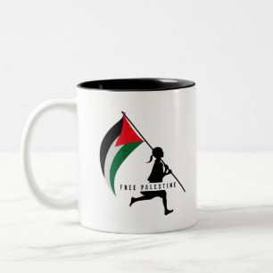 Freies Palästina Zweifarbige Tasse